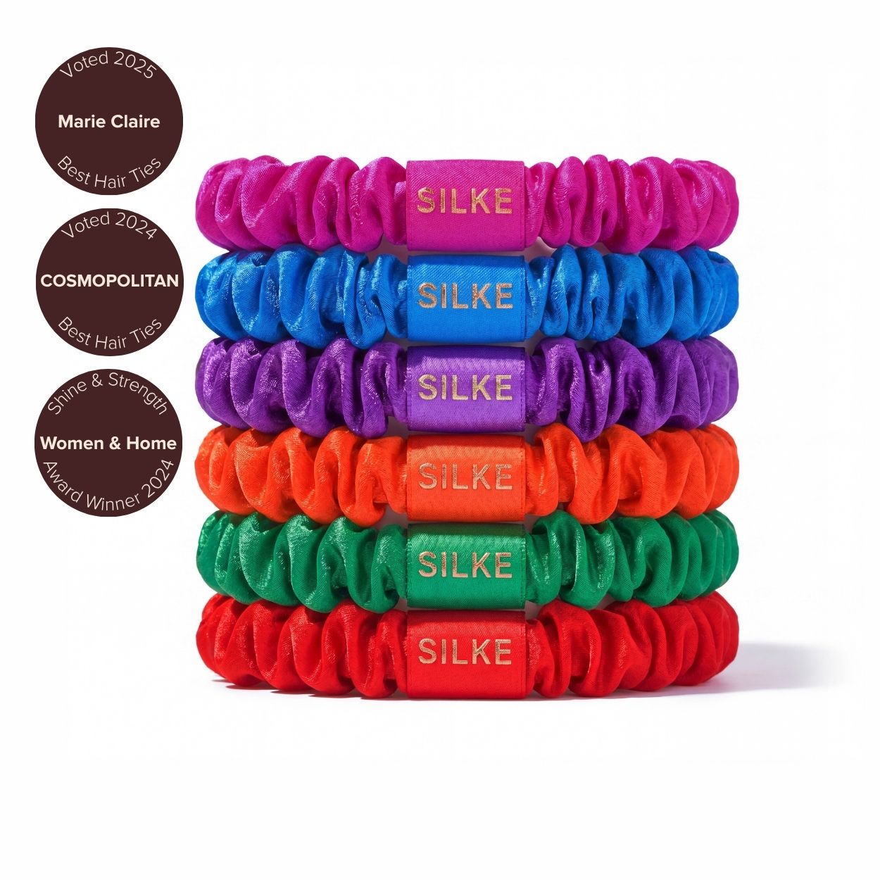 Silk Hair Ties - Frida