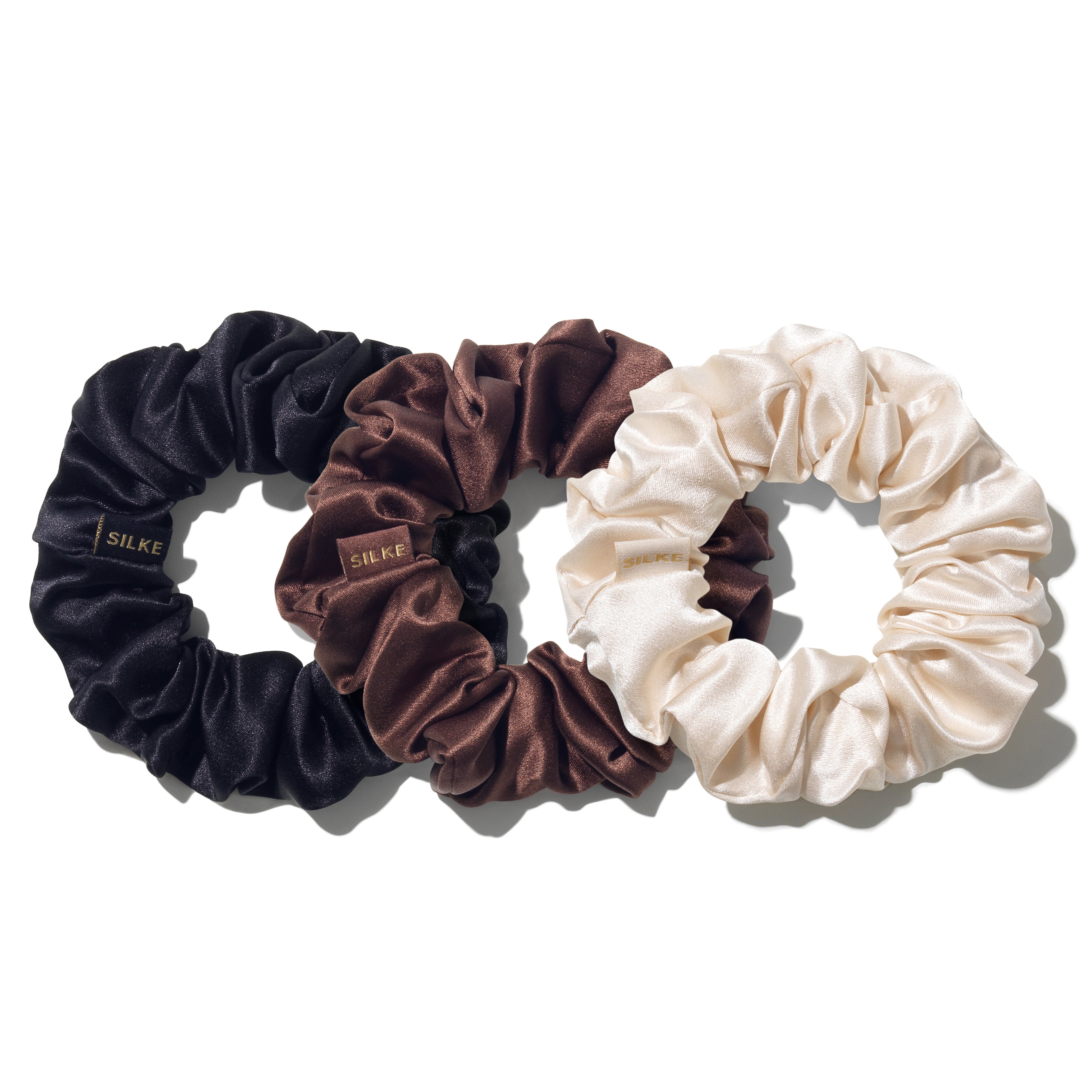 SILKE LARGE SCRUNCHIES - CLASSIC MIX