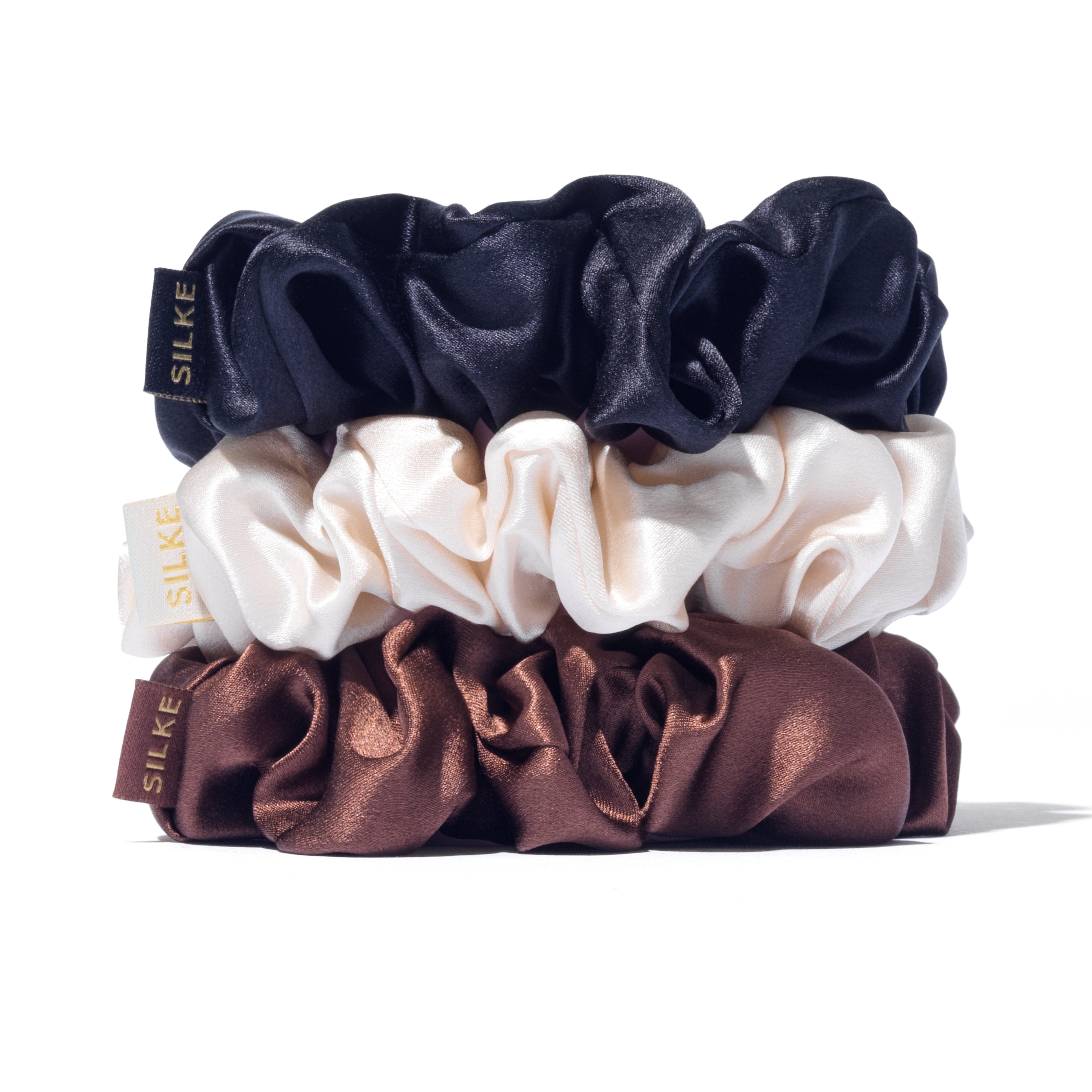 SILKE LARGE SCRUNCHIES - CLASSIC MIX