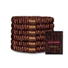 Silk Hair Ties - Brown