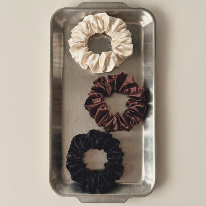 Silk Large Scrunchies - Classic Mix