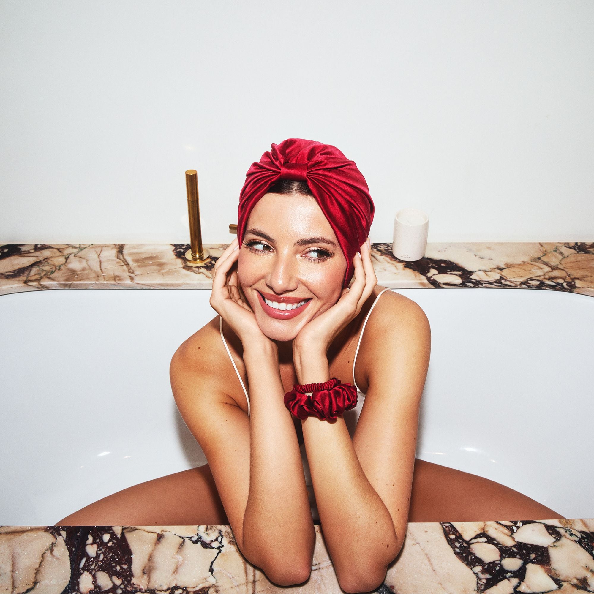 Berry Silk Essentials Haircare Set | Silk Hair Wrap Bonnet