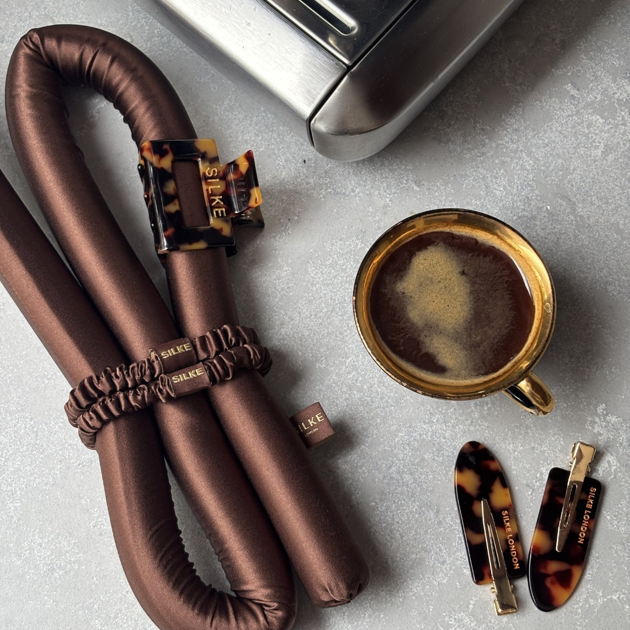 Silk Heatless Curler - Brown
