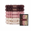 Silk Hair Ties - Mocha Blush