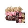 Silk Large Scrunchies - Mocha Blush