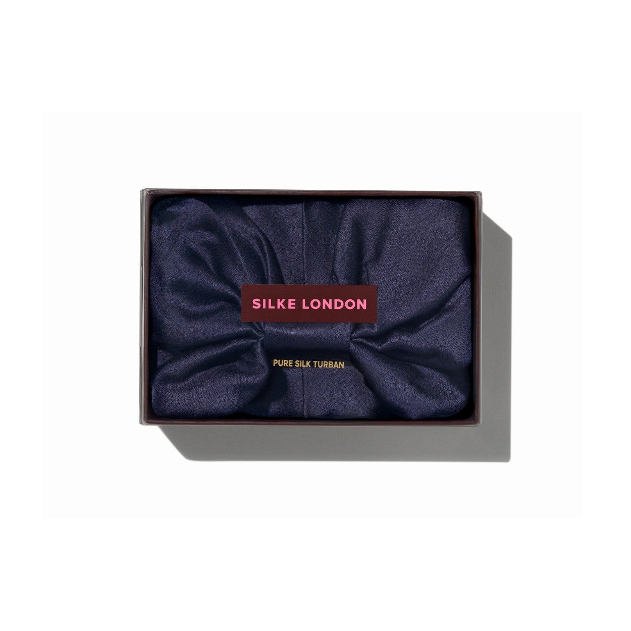 Silk Hair Wrap Bonnet - The Kate - Navy