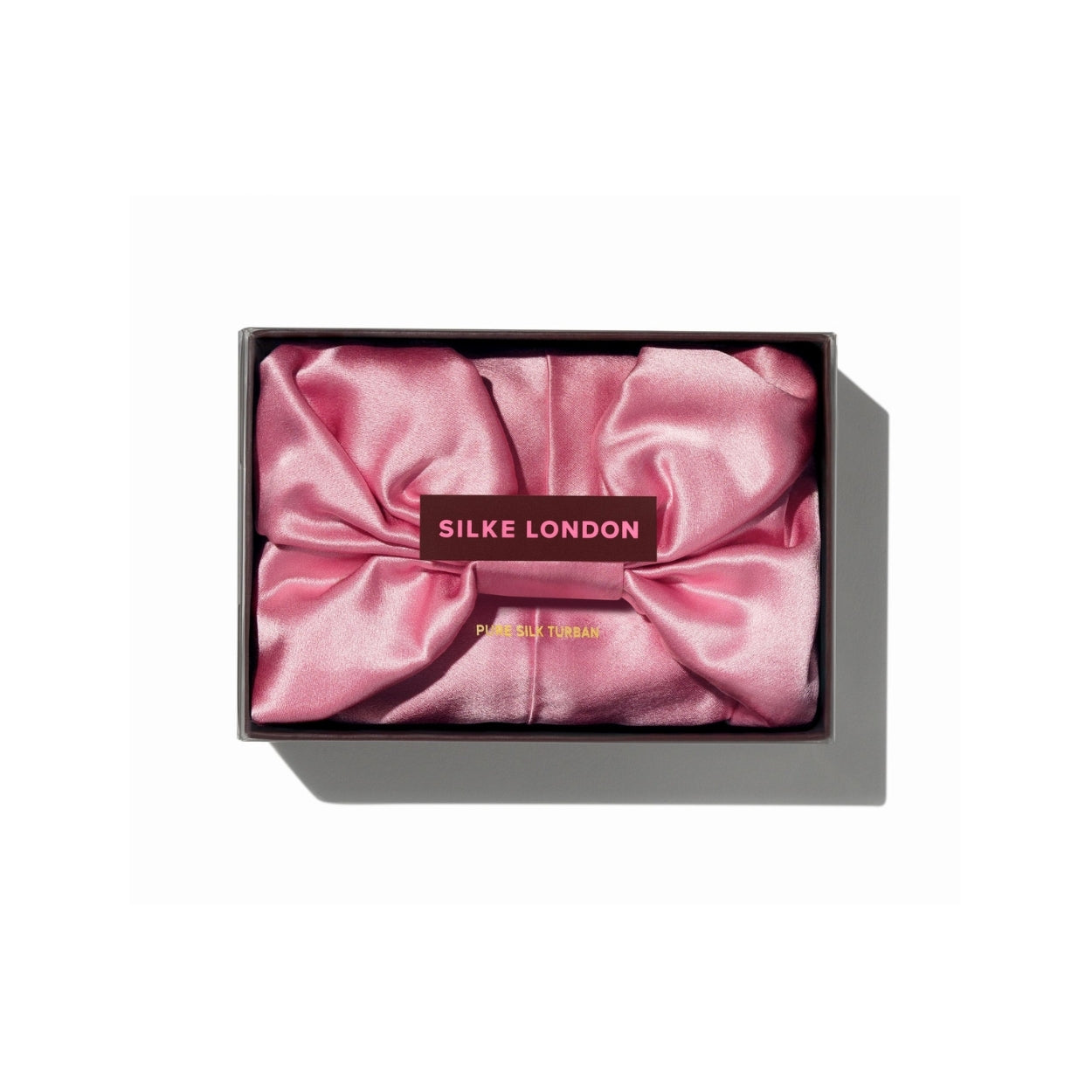 Silk Hair Wrap Bonnet - The Mila - Powder Pink