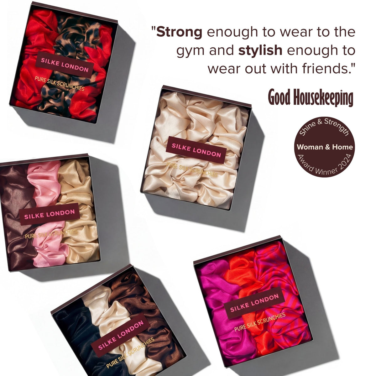 Silk Scrunchies - Classic Mix