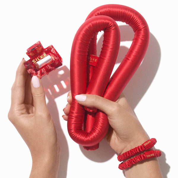 SILKE ARCHIVE Heatless Curler - Red