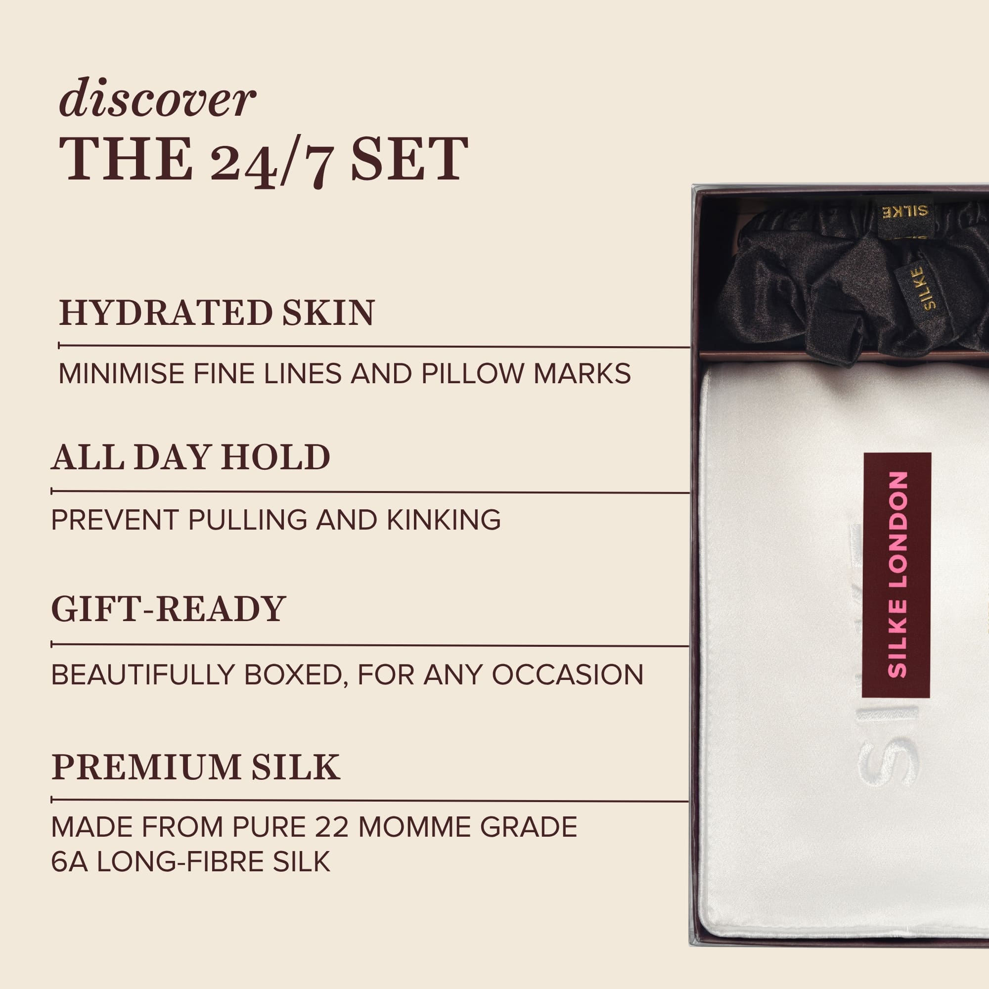 Silk 24/7 Ritual Set - Classic - Black & White
