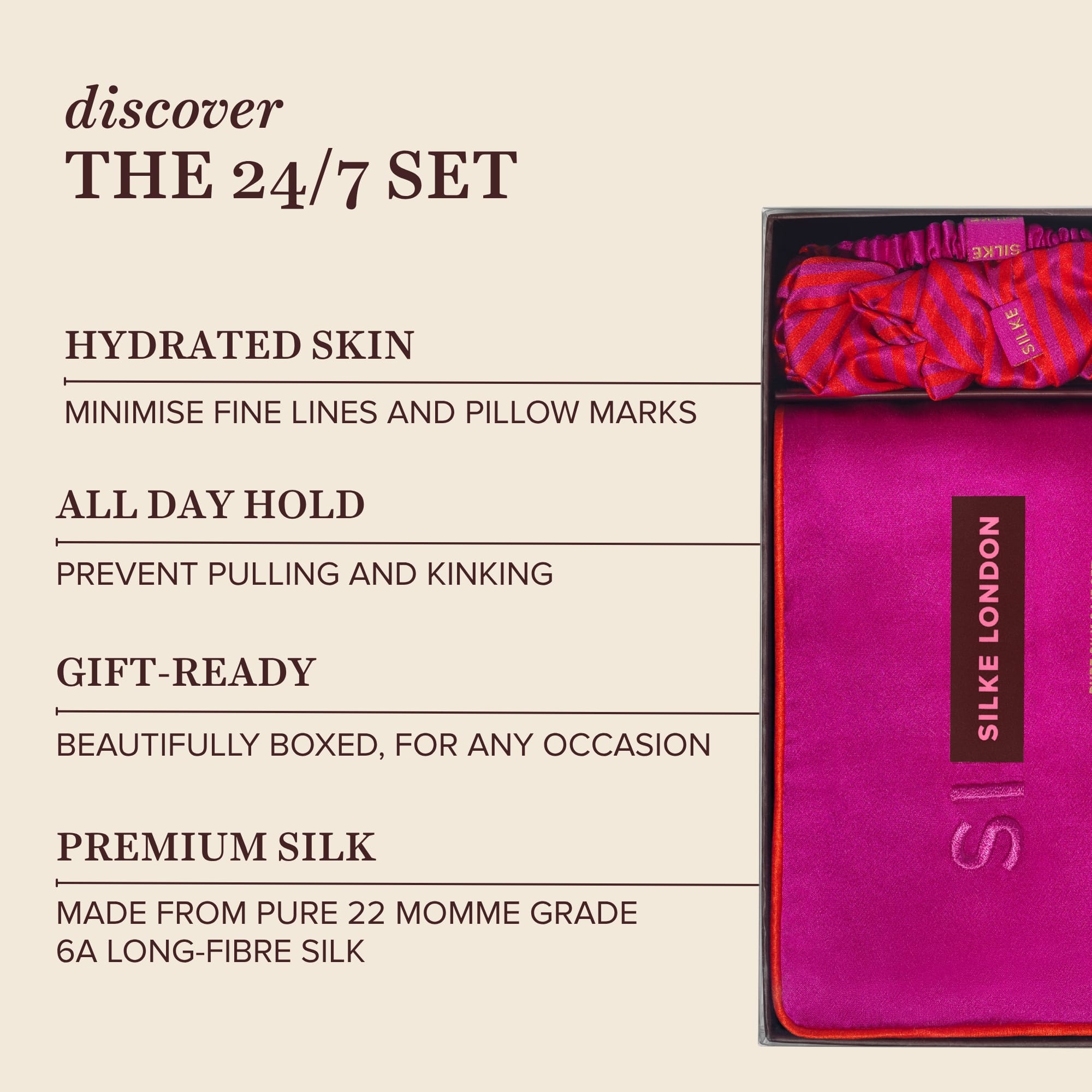 Silk 24/7 Ritual Set - Poppy - Pink & Orange