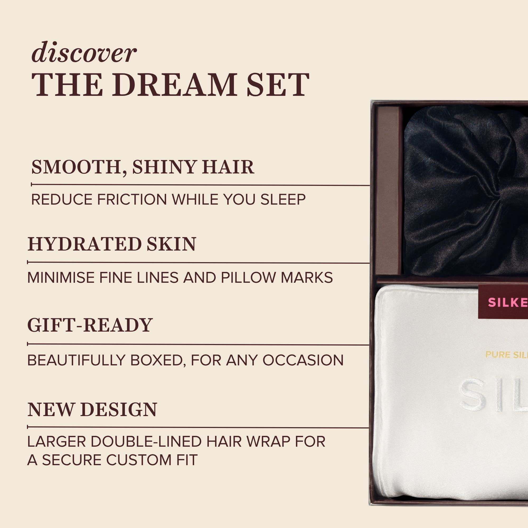 Silk Dream Ritual Set - Classic - Black & White