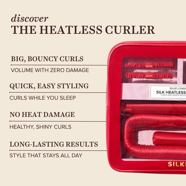 SILKE ARCHIVE Heatless Curler - Red