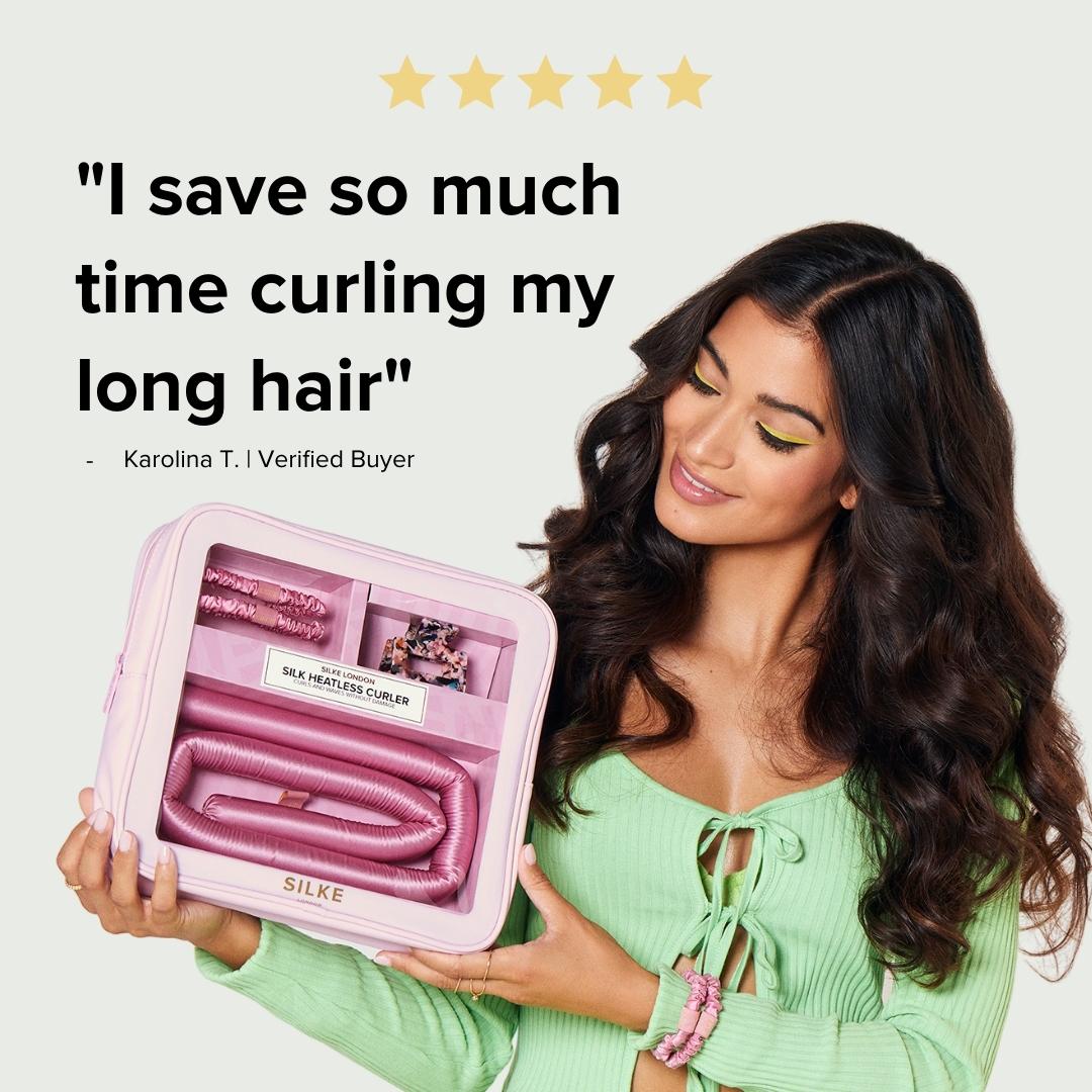 SILKE London Heatless Curler Silk Heatless Hair Curler