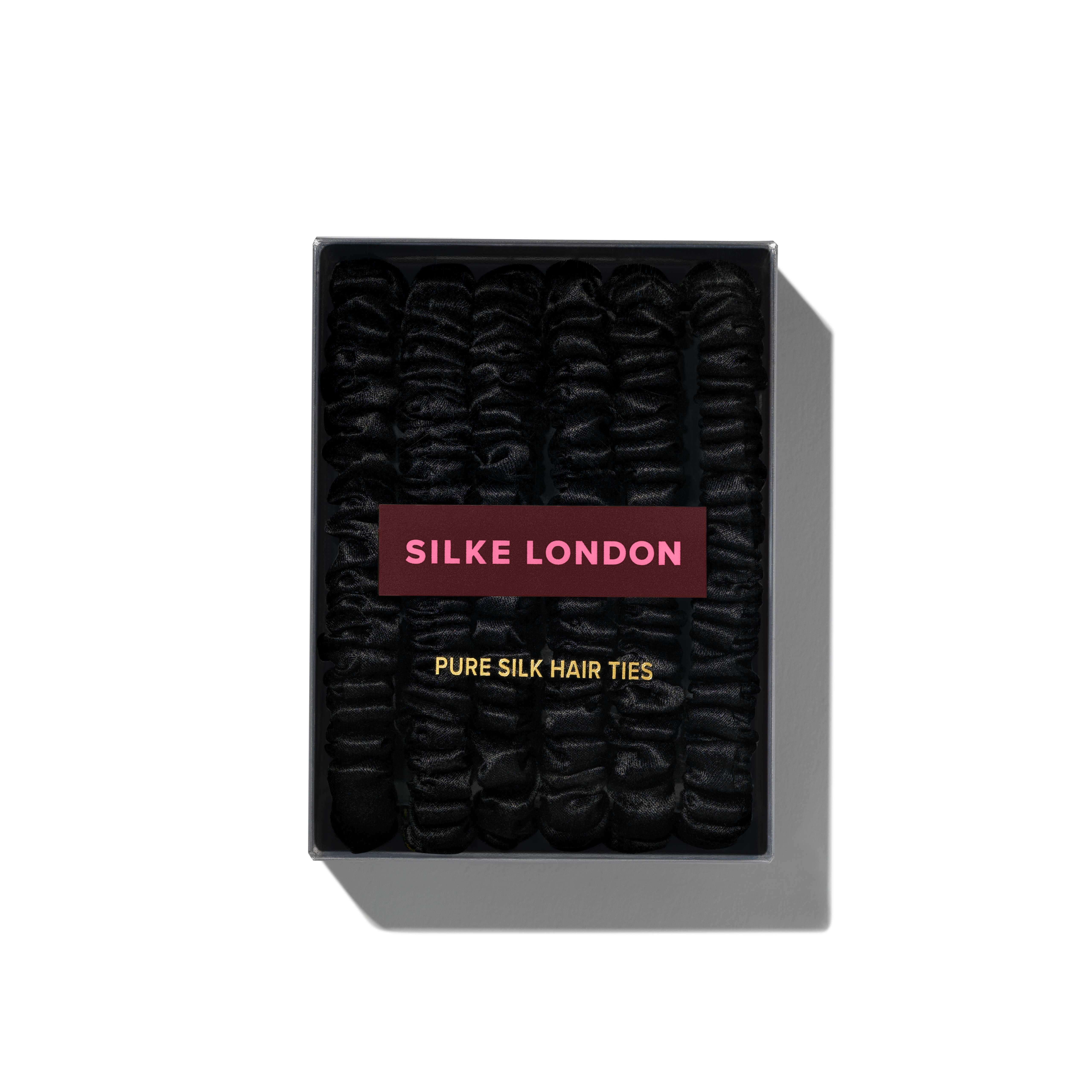 Silk Hair Ties - Cleopatra - Black