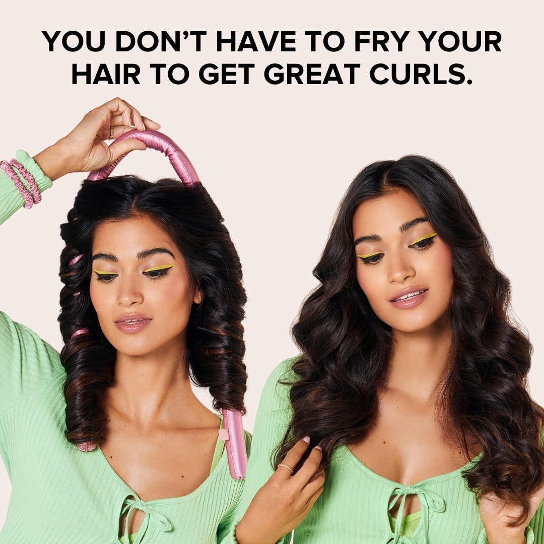 Without Heat Non Heat Hair Rollers 34-Piece Hair Curlers Rollers